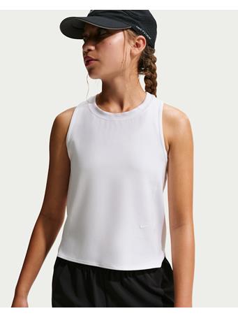 NIKE - MAVN Girls' Dri-FIT Knit Tank Top WHITE