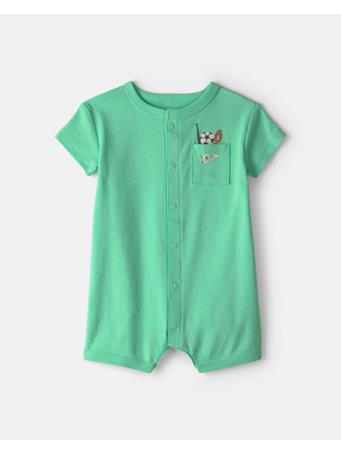 CARTERS - Green Sport Romper GREEN