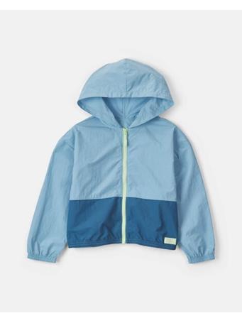 CARTERS - Girls Colorblock Zip-Up Jacket BLUE