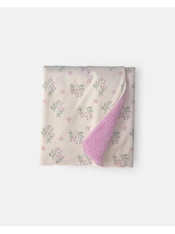 CARTERS - Baby Floral Plush Blanket MULTI