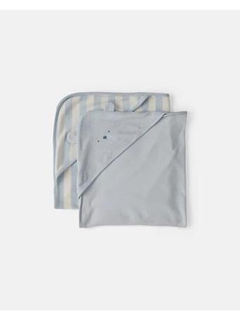 CARTERS - Baby 2-Pack Bear Terry Towels BLUE