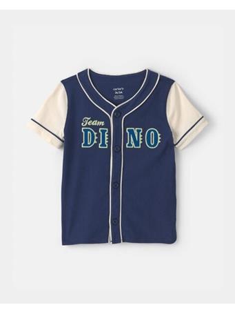 CARTERS - Toddler Boy 'Team Dino' Jersey NAVY