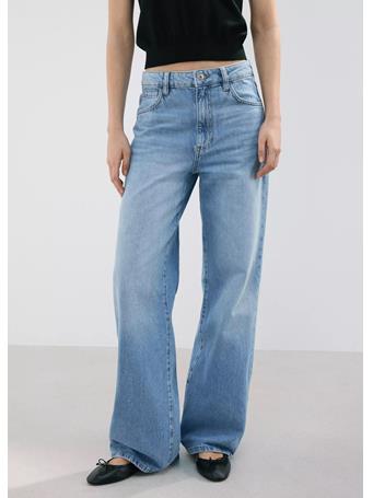 MANGO - Danila High-waisted Wide Leg Jeans TM