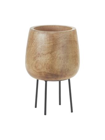 MELROSE INTERNATIONAL - Wood Planter with Stand BROWN