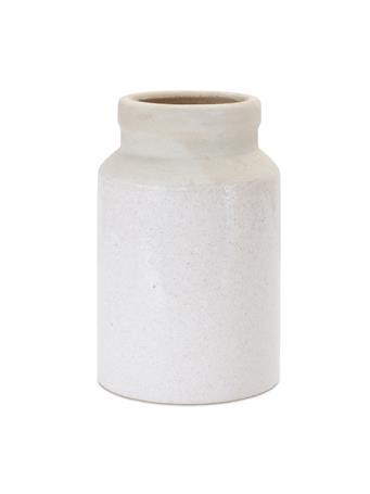 MELROSE INTERNATIONAL - Stoneware Vase WHITE