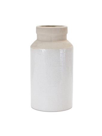 MELROSE INTERNATIONAL - Stoneware Vase WHITE