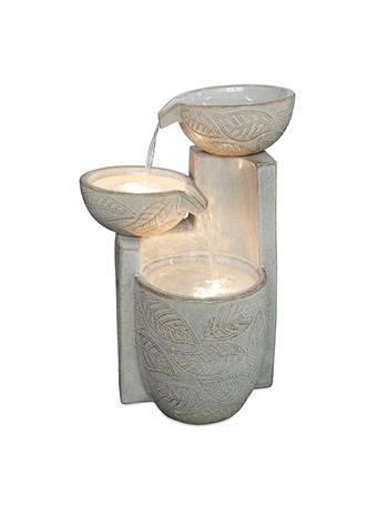 MELROSE INTERNATIONAL - Ceramic Fountain CREAM