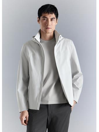 MANGO - Water-repellent Bomber Jacket With Detachable Hood BEIGE