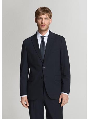 MANGO - London Regular-fit Suit Jacket NAVY
