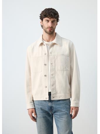 MANGO - 100% Cotton Denim Jacket With Pockets CREAM