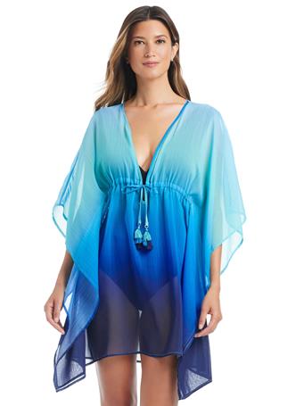 BLEU ROD BEATTIE - Desert Mirage Caftan Coverup MIDNIGHT