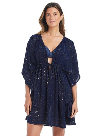 BLEU ROD BEATTIE - Golden Hour Caftan Cover up MIDNIGHT