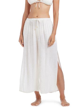 BLEU ROD BEATTIE - The Golden Hour Side Slit Pant WHITE