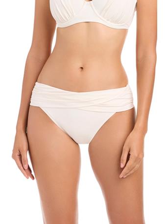 BLEU ROD BEATTIE - The Kore Sarong Hipster Bikini Bottom COCONUT WATER