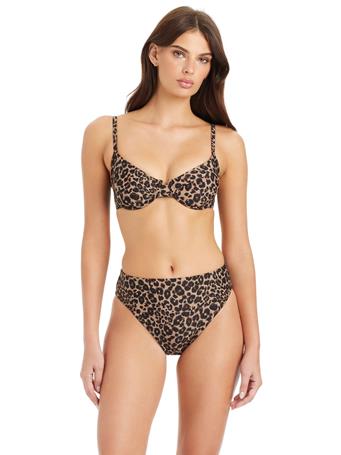 SANCTUARY - Underwire Bralette Bikini Top FRENCH ROAST