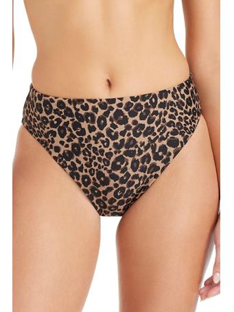 SANCTUARY - High Waist Bikini Bottom FRENCH ROAST