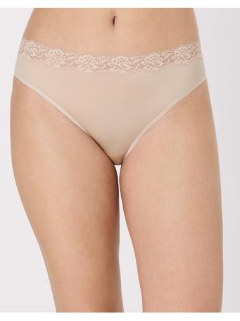 MAIDENFORM - Women's Cheeky Lace Underwear ALMOND W/ ROSE GOLD