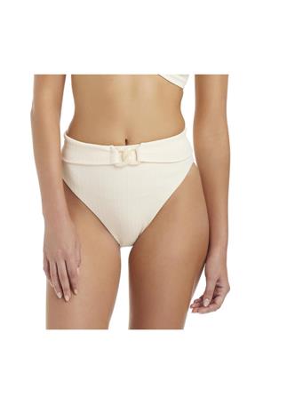 SANCTUARY - Stay Connected Swim Bottoms WHITE SAND