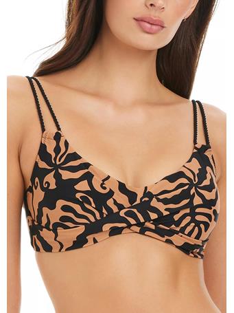 SANCTUARY - Shell We Twist Bralette Swim Top BLACK