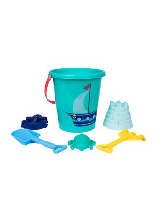 TOYSMITH - Ship Sand Bucket Set - 6-Pieces NO COLOR