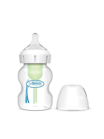 DR BROWN'S - Natural Flow Anti-Colic Options+ Wide-Neck Baby Bottle NO COLOR