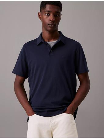 CALVIN KLEIN - Supima Cotton Classic Polo Shirt 411 DARK SAPPHIRRE