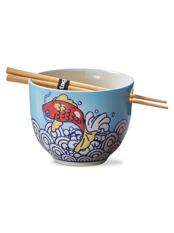 TAG - Koi Fish Noodle - Bowl Set Of 2 BLUE