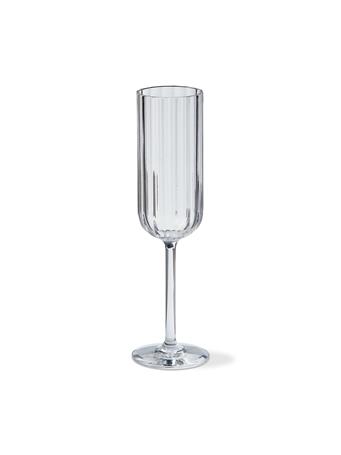 TAG - Riley Acrylic Champagne Glass CLEAR