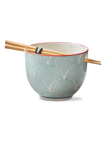 TAG - Wave Noodle Bowl - Set Of 2 TURQOUISE