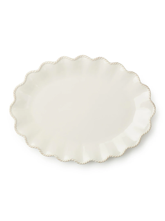 CERTIFIED INTERNATIONAL - Heritage Large Oval Platter CREAM
