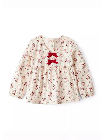 CARTERS - Toddler Girls Floral Printed Top IVORY