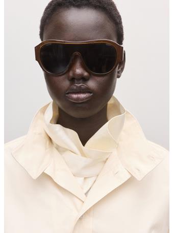 MANGO - Aviator Sunglasses With Plastic Frame DARK BROWN