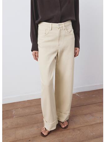 MANGO - Balloon Jeans With Rolled-up Hem YELLOW