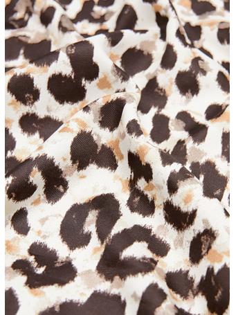 MANGO - Animal Print Scarf NATURAL WHITE