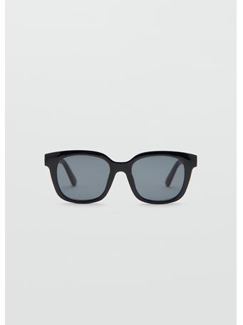 MANGO - Squared Frame Sunglasses BLACK