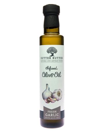SUTTER BUTTES - Fresh Harvest Garlic Infused Extra Virgin Olive Oil NO COLOUR