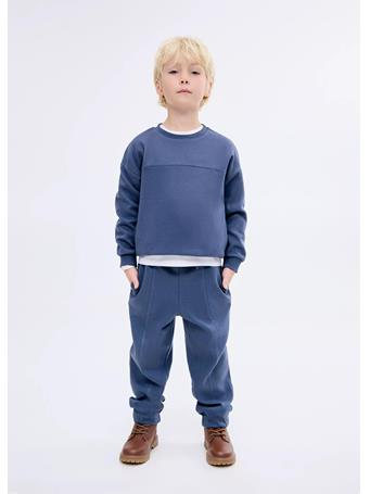 MANGO - Oversize Cotton Sweatshirt DARK BLUE