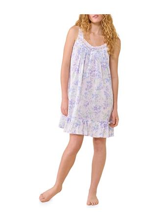 EILEEN WEST - Botanical Print Chemise BOTAN PT