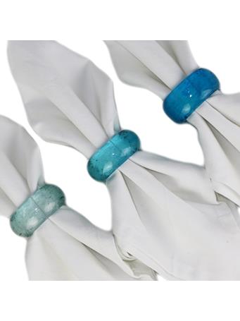DESIGN IMPORTS - Sea Glass Napkin Ring ASSORTED