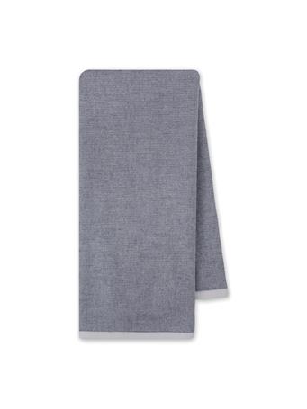 DESIGN IMPORTS - Blue Indigo Dual Side Chambray Terry Dishtowel DARK BLUE