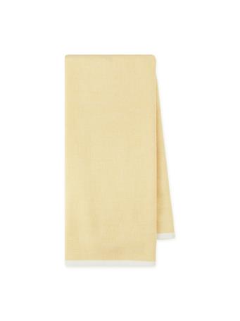 DESIGN IMPORTS - Yarrow Yellow Dual Side Chambray Terry Dishtowel YELLOW