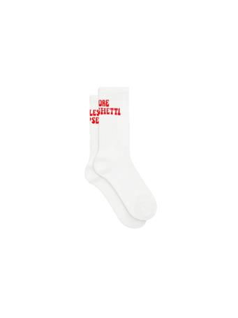 ON VACATION CLUB - Less Upsetti Tennis Socks WHITE