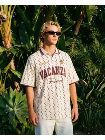 ON VACATION CLUB - Vacanza Soccer Jersey BEIGE