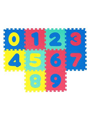 4 SEASONS GENERAL MERCHANDISE - Little Mimos - Jumbo Numbers Puzzle Foam Mat Set - 10-Piece Set NO COLOR