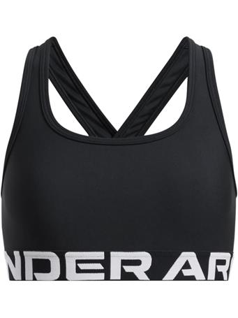 UNDER ARMOUR - Girl's G Crossback Sports Bra BLACK