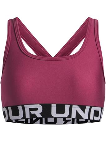 UNDER ARMOUR - Girl's G Crossback Sports Bra BURGUNDY