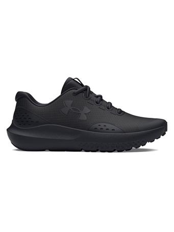 UNDER ARMOUR - Boys' Surge 4 Running Shoes BLACK