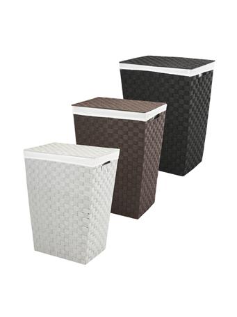 KENNEDY INTERNATIONAL - Woven Strap Hamper with Liner & Lid ASST 3