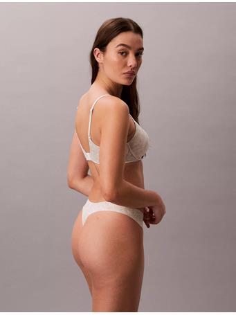 CALVIN KLEIN - Invisibles Thong STIPPLED SKIN TOFU