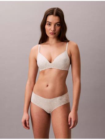 CALVIN KLEIN - Invisibles Hipster STIPPLED SKIN TOFU